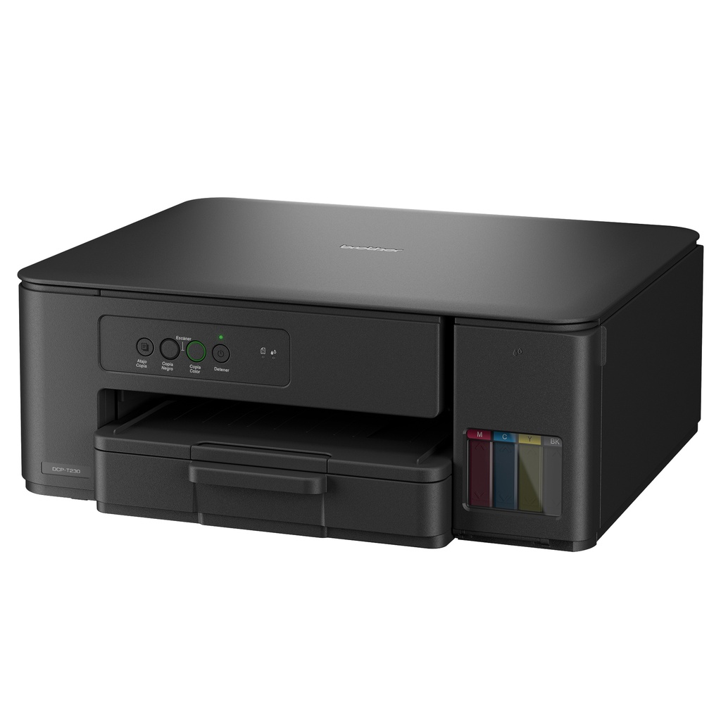 MULTIFUNCIONAL DE INYECCION DE TINTA A COLOR BROTHER DCPT230 DE LA SERIE INKBENEFIT TANK 27PPM EN NEGRO / 11PPM A COLOR, BYPASS DE 1 HOJA, PANEL LED, USB 2.0