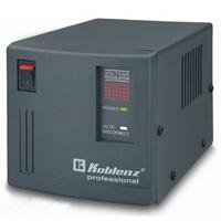 REGULADOR DE VOLTAJE KOBLENZ ER-2550, 2500 VA / 2000 W, 6 CONTACTOS NEMA 5-15R, LUZ LED, ENCENDIDO / APAGADO DE USO RUDO. 7 AÑOS DE GARANTÍA